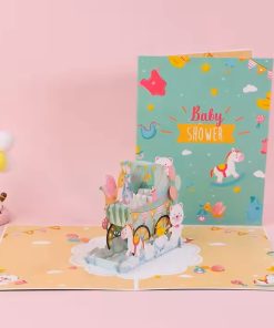 Baby Shower 3D Pop-Up Card