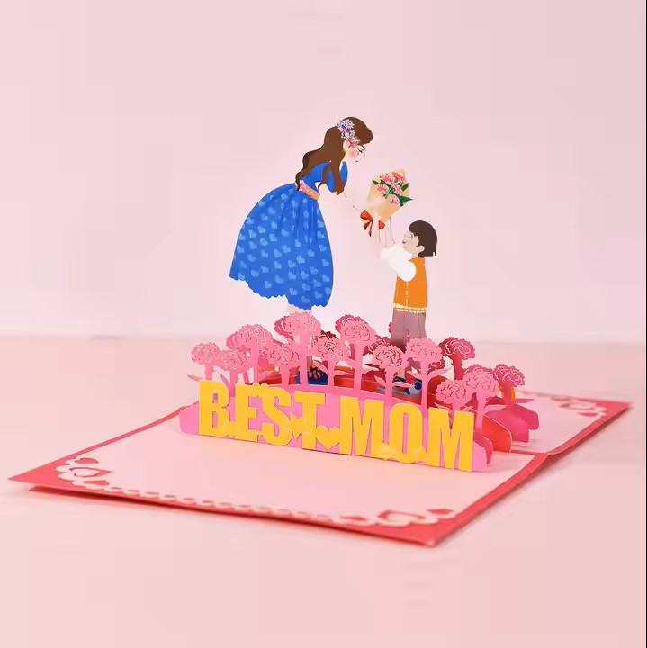 best-mom-mothers-day-3d-pop-up-card mothers day 3d pop-up card