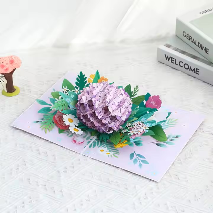 elegant-hydrangea-flower-3d-pop-up-card
