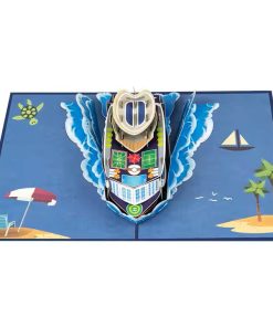 Cruise Ship 3D Pop-Up Card