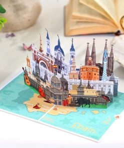 Spain 3D Pop-Up Card