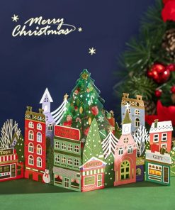 Sparkling Christmas 3D Pop-Up Card
