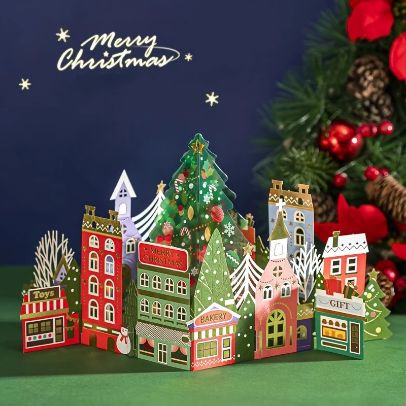 sparkling-christmas-3d-pop-up-card Sparkling Christmas 3D Pop-Up Card