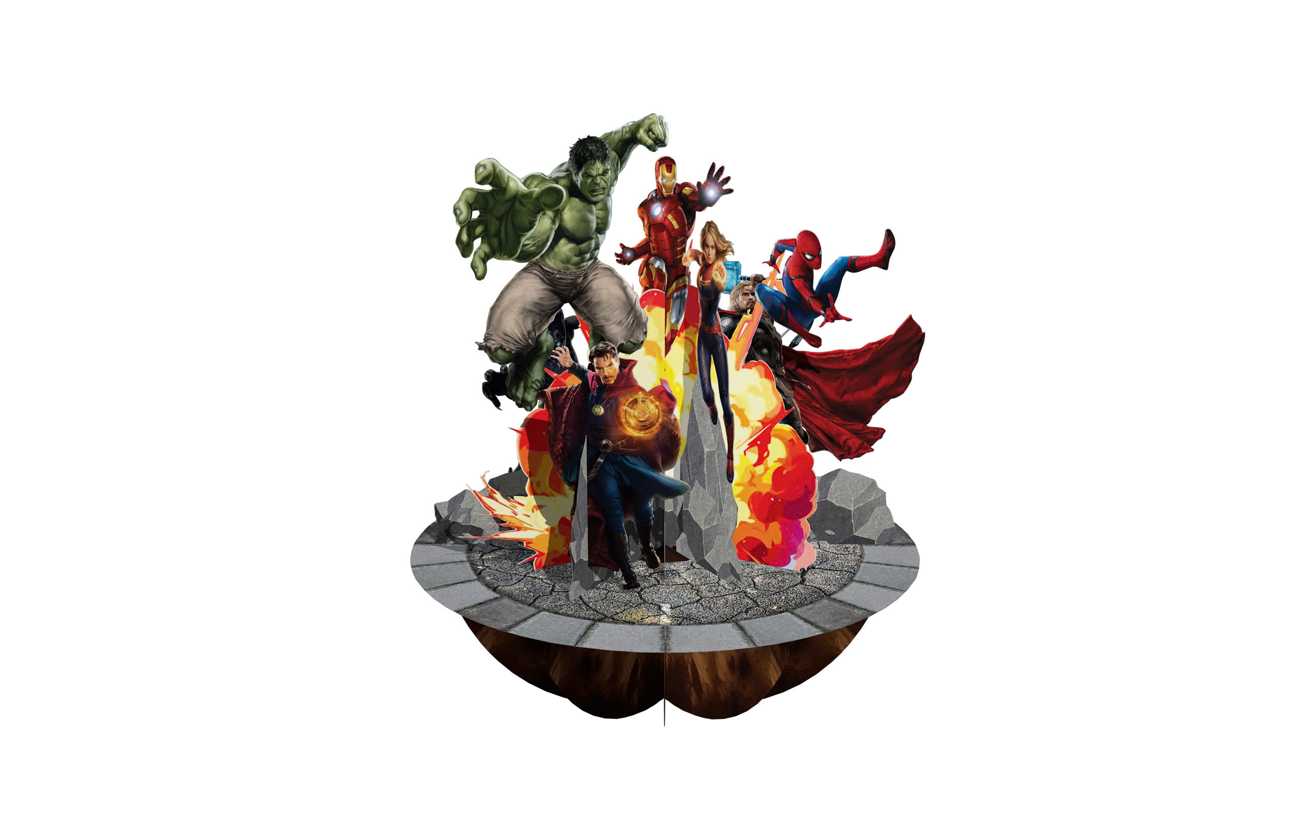 The Avengers Pirouettes Card