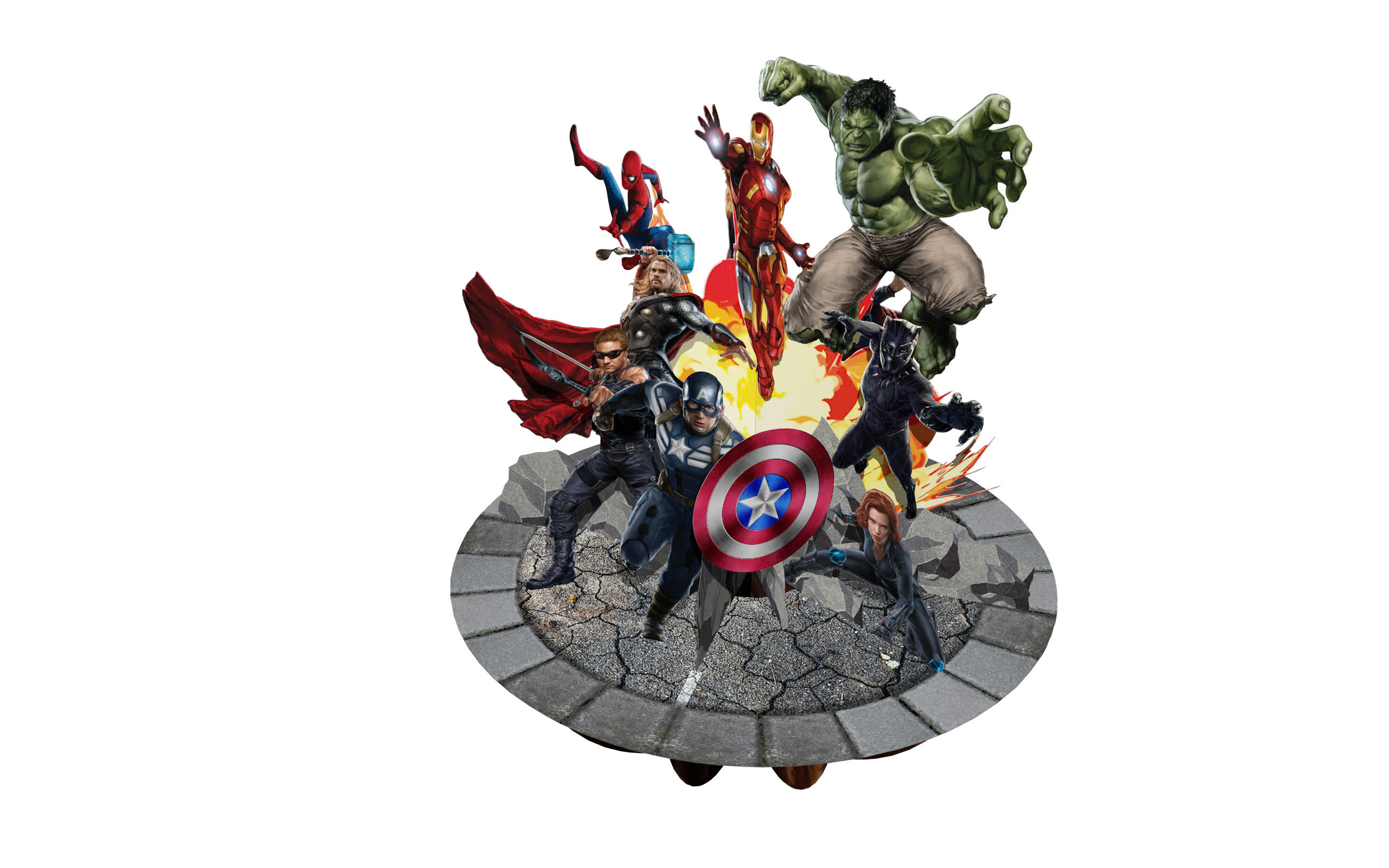 The Avengers Pirouettes Card The Avengers Pirouettes Card