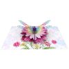 Dragonfly and Flower 3D Pop-Up Card