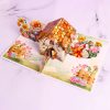 Charming Bunny House 3D Pop-Up Card