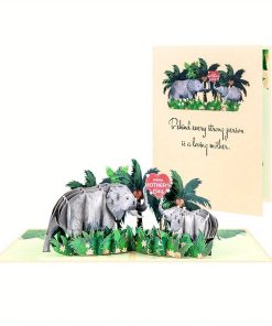 Elephant Mother’s Day 3D Pop-Up Card