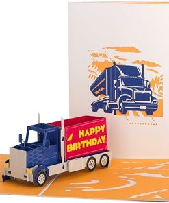 3D Pop-Up Birthday Truck Card