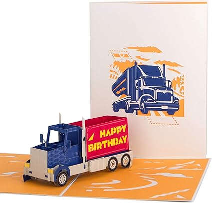 3d-pop-up-birthday-truck-card 3D Pop-Up Birthday Truck Card