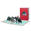 3D Santa's Flight Christmas Pop-Up Card