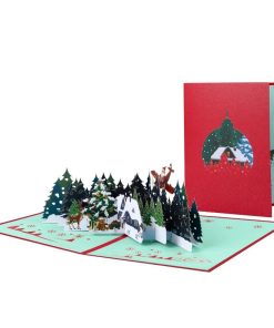 3D Santa's Flight Christmas Pop-Up Card