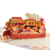 Train 3D Pop up Birthday Card