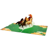 3D Pop-Up Horse Greeting Card
