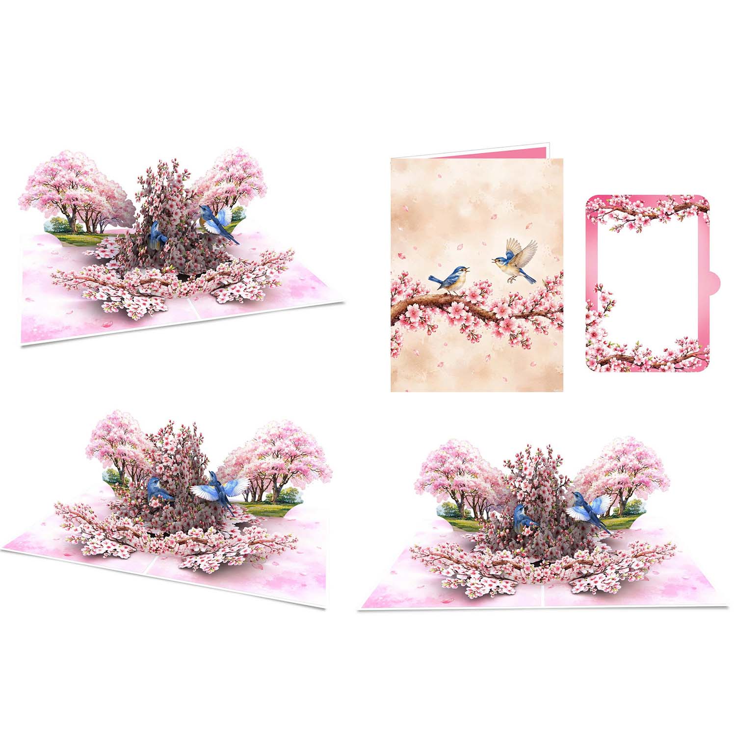 3D Pop Up Cherry Blossom Card 3D Pop Up Cherry Blossom Card