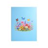 summer flower garden pop up card