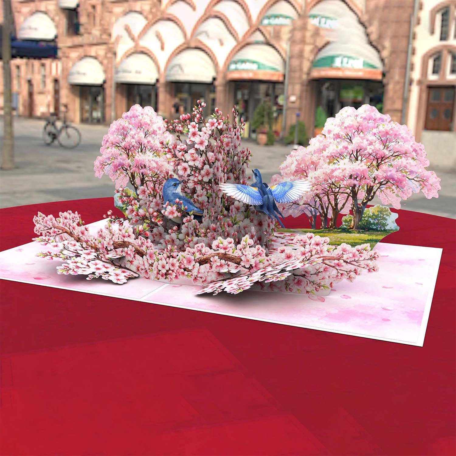 3D Pop Up Cherry Blossom Card 3D Pop Up Cherry Blossom Card