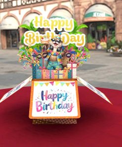 happy birthday pop up box