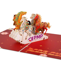 3D Pop-Up Horse Greeting Card