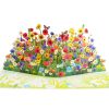 summer flower garden pop up card