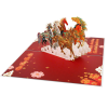 3D Pop-Up Horse Greeting Card