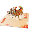 3D Pop-Up Horse Greeting Card
