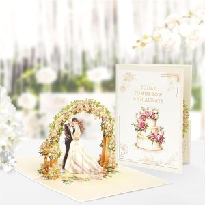 3D Pop-up Wedding Card