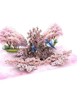 3D Pop Up Cherry Blossom Card