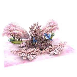 3D Pop Up Cherry Blossom Card