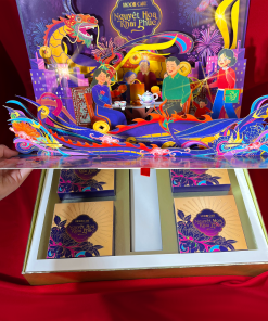 Mid-Autumn Festival 3D gift box.