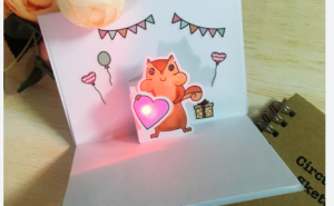 light-up pop up cards