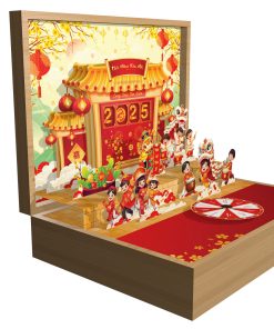 Mid-Autumn Festival 3D gift box.