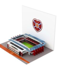 Tynecastle Park stadium pop up card