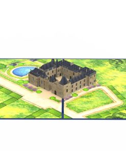 france castle pop up card