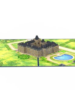 france castle pop up card