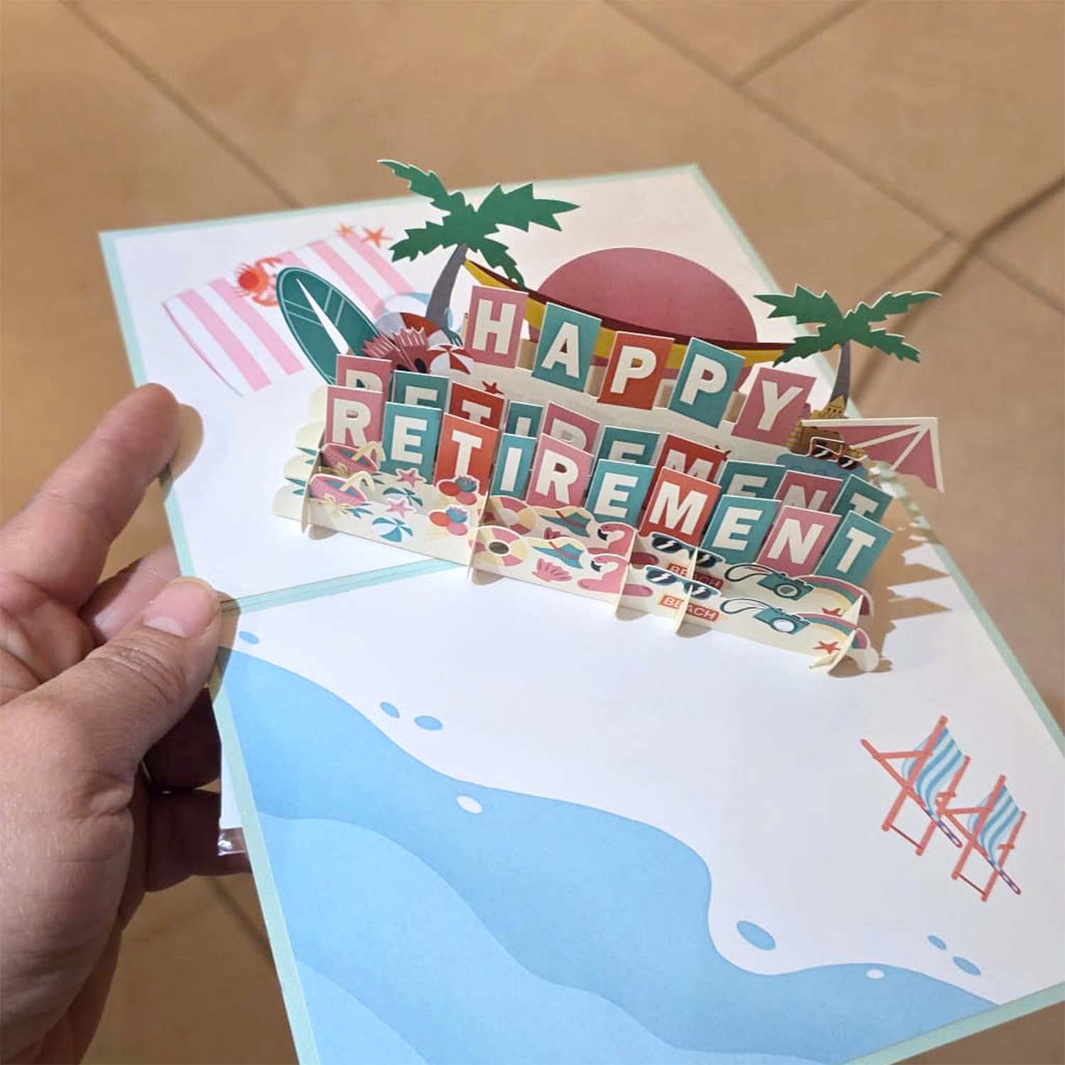 happy retirement pop up card happy retirement pop up card