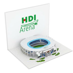 Hannover 96 Stadium Pop Up Card