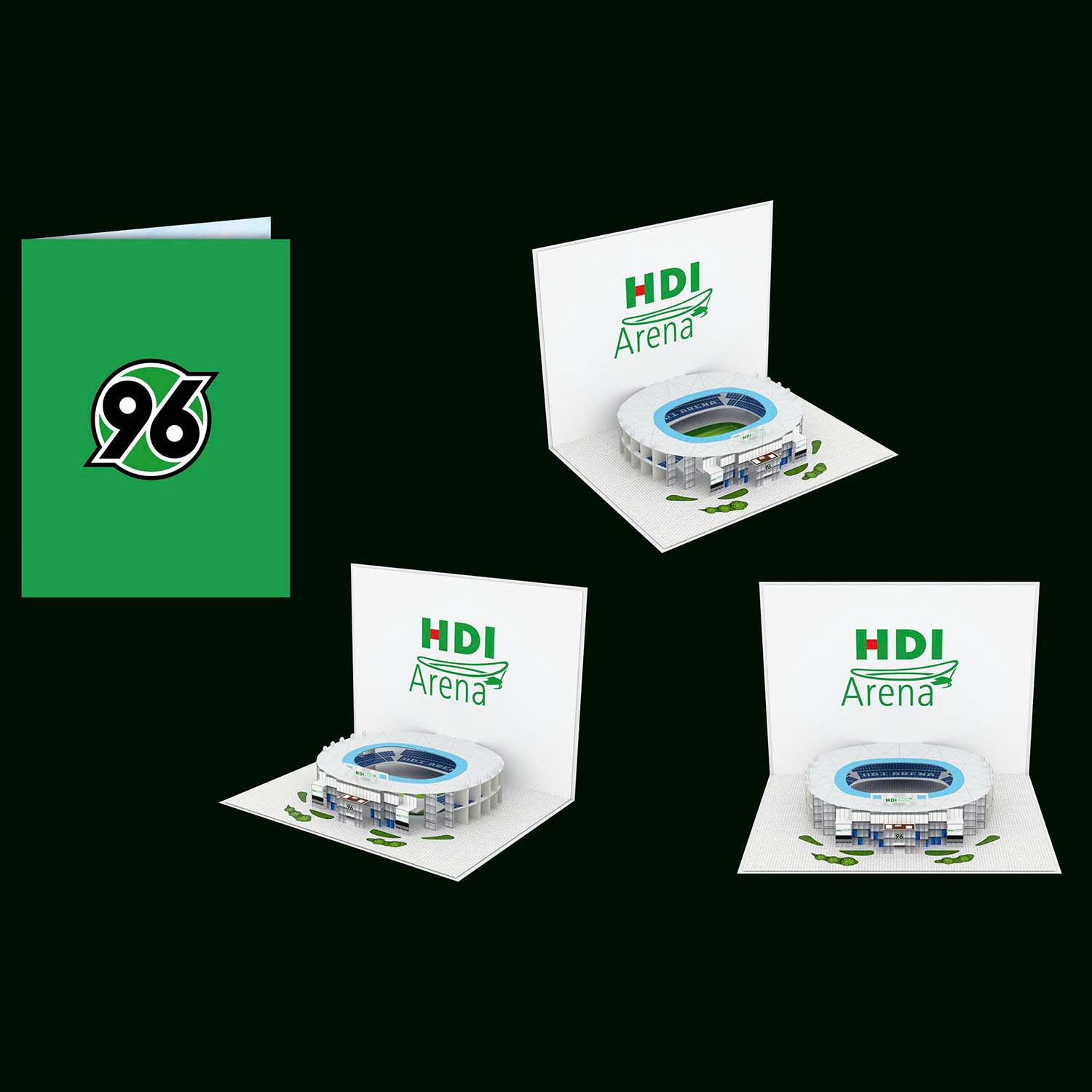 Hannover 96 Stadium Pop Up Card Hannover 96 Stadium Pop Up Card
