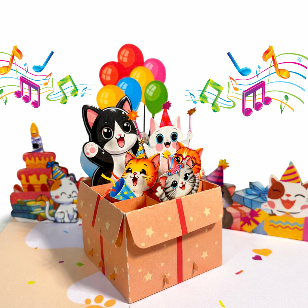 Pop-up Musical Lighted Birthday Cards Pop-up Musical Lighted Birthday Cards