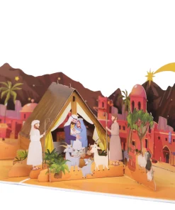 Nativity Scene Pop Up Card