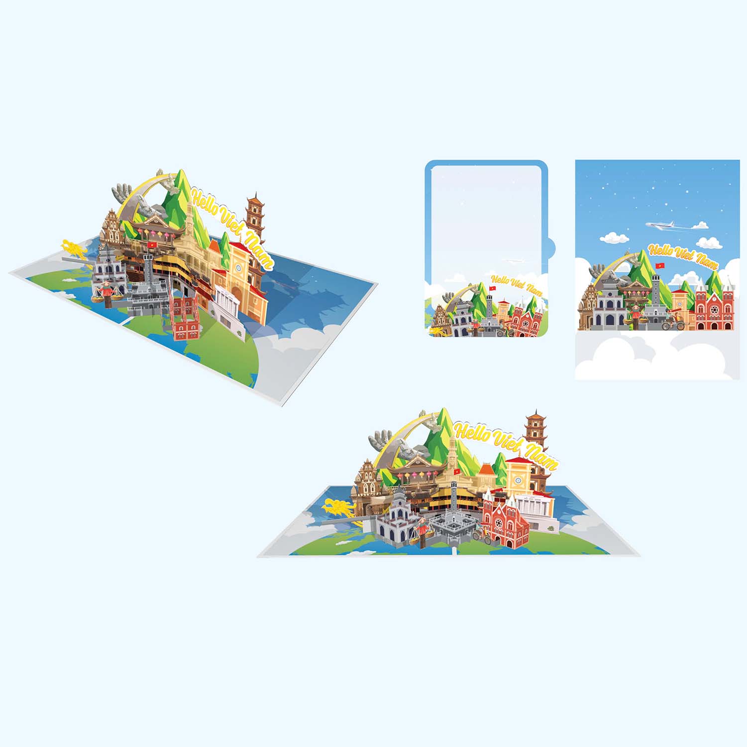 Pop Up Card Vietnam Pop Up Card Vietnam