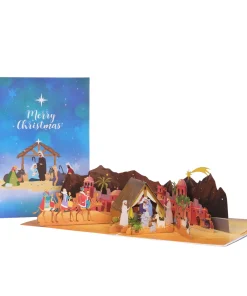 Nativity Scene Pop Up Card