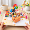Pop-up Musical Lighted Birthday Cards