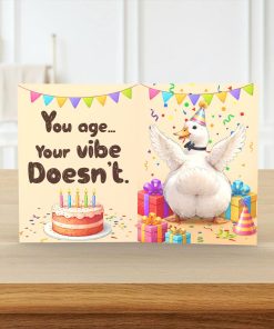Sound & Shake Duck Birthday Card