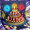 Musical and Light Happy Birthday Card