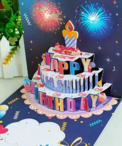 Musical and Light Happy Birthday Card