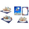 Winter Town & Santa Sleigh Pop-Up Card