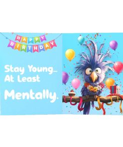 Sound & Shake Parrot Birthday Card