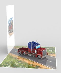 3D Pop-up Truck Card
