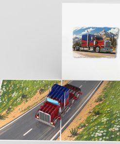 3D Pop-up Truck Card